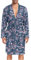 ZZXXB Dreamcatcher Feder-Herren-Nachtwäsche, leicht, langärmelig, Spa-Bademantel mit Taschen, M-XL, blau, M