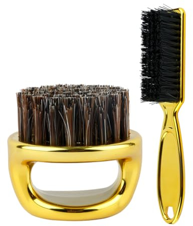 Beaupretty Bartbürste für Männer, Herren Bartbürste Bart Bürste Männer Bart Styling Bürste Bartkamm Wildschweinborsten