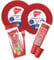 marketcaffe Kit Party Rosso 250 Pezzi – Set Completo per Feste e Eventi, Piatti, Bicchieri e Forchette in Polipropilene Eleganti e Resistenti