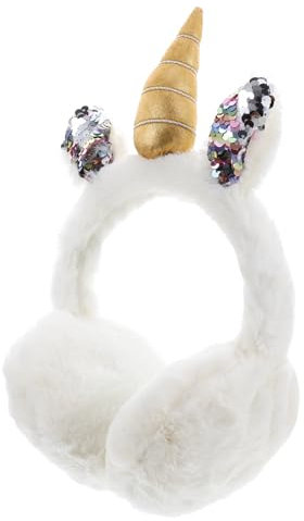 WRITWAA Cache-oreilles Hiver Licorne Peluche Chauds Et Résistants Au Froid Pour Garçon Fille Adorables