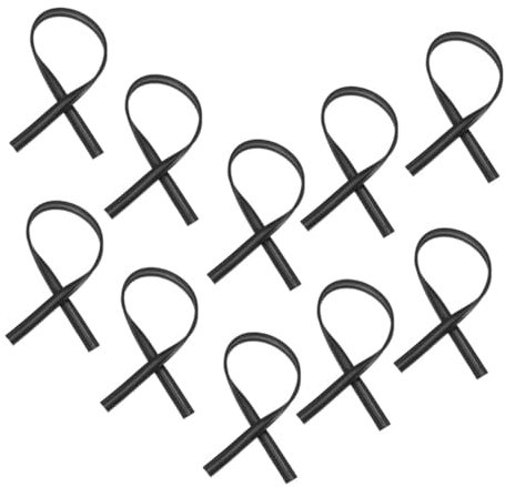 BUGUUYO 10piezas Tiras Limpiaparabrisas Repuestos De Limpiaparabrisas Para Escobillas Sin Marco Insertos De Goma Para Reparación De Automóvil