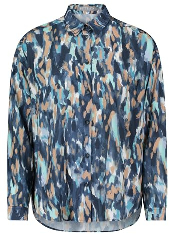 Betty & Co. Bluse Lang 1/1 Arm Dark Blue/Camel