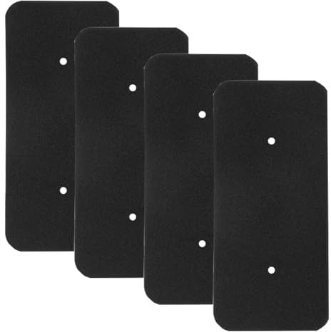 MAYOKIAAR 4Pcs Tumble Dryer Sponge Filter for Candy 40006731 Condensing Tumble Dryers & Heat Pump Tumble Dryers, Reduces Lint Buildup and Improves Dryer Performance (Black - 275x125x10mm)