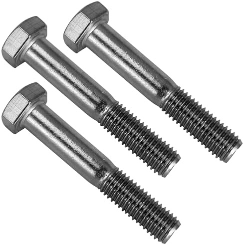 RYSUPPLY Sechskantschrauben mit Schaft aus Edelstahl M16 x 170 Maschinenschrauben | DIN 931 | 5 Stück | In diversen Größen und Mengen erhältlich
