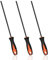 Lot de 3 Limes pour Tronçonneuses, Aiguilles, Lime Tronconneuse Lime Chaine Tronconneuse, Limes pour Aiguisage, Dimensions 3,2 mm, 4,0 mm, 4,8 mm