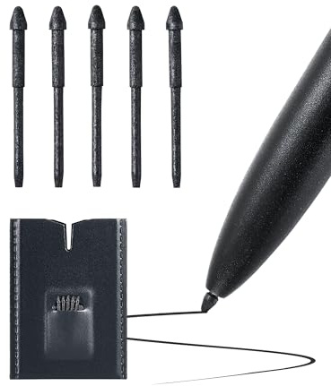 Ersatzminen für iflytek Ainote 2 Note-Taking Tablet, Schreibtablet-Stiftspitzen für iflytek Stylus Pen, Ersatzspitzen Clip mit integriertem Werkzeug zum Anbringen und Entfernen, 5 Stück