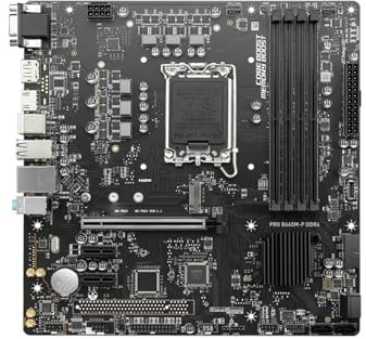 scheda madre Scheda madre Fit For MSI PRO B660M-P DDR4 for Core i5 12400F i7 14700K 13700K 13600KF 12700K i3-12100 CPU LGA1700 M.2 NVME mATX