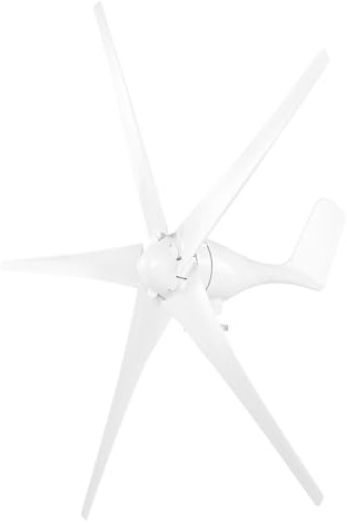 Fafeicy Generatore Eolico 5 Pale Piccole A Basse Vibrazioni, Attrezzatura Energetica Industriale da 800 W per Barche Terrazze Cabine, Controller Incluso (12V)