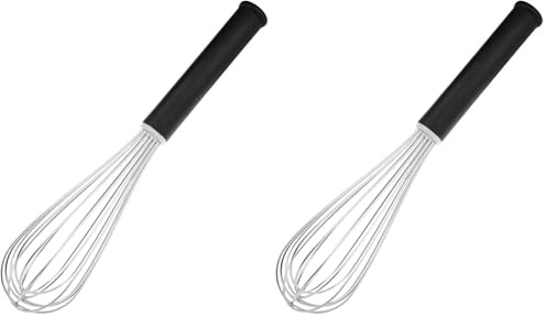 Kitchen Heavy Duty Ballon Whisk 12 - Utensil for Blending, Cooking, Baking, Mixing DA043 (Pack of 2)