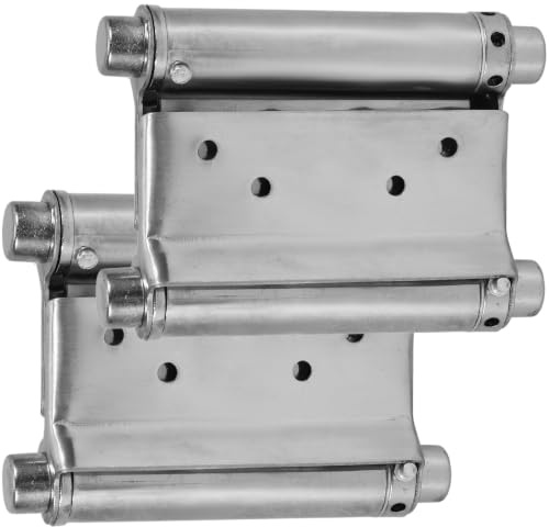 Balacoo Cerniere per Porte Chiusura Automatica 2 Pezzi in Acciaio Inossidabile 3 Pollici Design Versatile e Fascino Rustico, per Cancelli e Porte Doppie