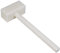FMprofessional Ablandador de Carne, Martillo de Carne de plástico, Robusto Schnitzel Aldaba (Color: Blanco, Dimensiones: 310 x 105 x 50 mm), cantidad: 1 Pieza