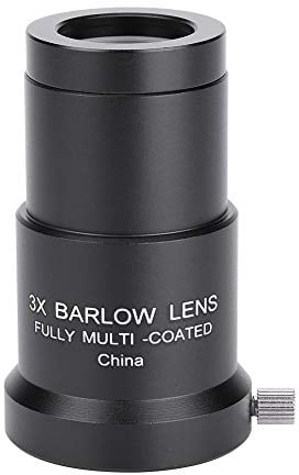 EBTOOLS Barlow Lens 3X - Barlow Telescope Lens Barlow Lensfor Astronomical Eyepieces Astronomy Telescope Eyepiece 3X 1.25'' Barlow Lens for Eyepiece Full Coated