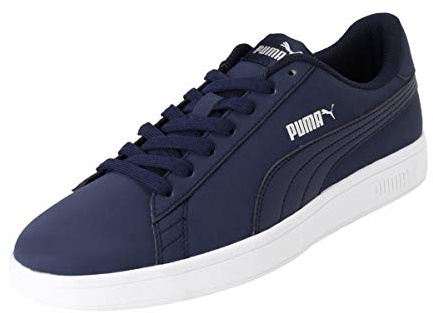 PUMA Unisex Smash V2 Buck Sneaker, blau, 40.5 EU