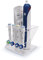 Electric Toothbrush & Toothpaste Caddy Toothbrush Head Holder Stand Compatible for Oral B (4 Heads + 1 Toothbrush) (Transparent)