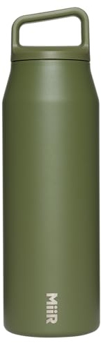 MiiR Wasserflasche mit breiter Öffnung: Isolierte Wasserflasche aus Edelstahl mit doppelwandiger Vakuumisolierung, auslaufsicheres Design, hält Getränke heiß oder kalt