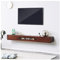 Floating TV Console Wall Mounted Under TV Stand Floating TV Console Entertainment Shelf Cabinet With Drawers And Storage For Living Room Bedroom Media Room (Color : D, Size : 140x24x20cm)