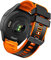 SumRioo 22mm Armband für Garmin Forerunner 265 / Forerunner 265 Music/Forerunner 255 / Forerunner 255 Music, Silikon Uhrenarmband Ersatzarmband für Vivoactive 4 / Venu 3 / Venu 2 - Schwarz/Orange