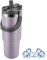 30oz Travel Tumbler with Straw Lid and Handle, 900ml Stainless Steel Travel Mug Double Wall Vacuum Insulated Coffee Mug, Modern Leak Proof Water Bottle for Coffee, Water, Tea, Hot Cold Drinks(Purple)