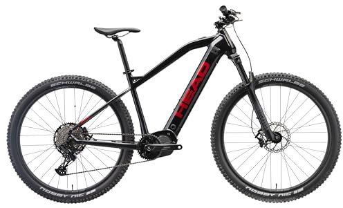 HEAD Unisex – Erwachsene Lagos 2.0 E-Mountainbike, schwarz/rot, 46
