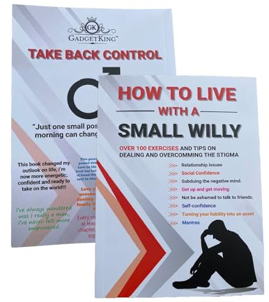 Selbsthilfebuch mit Aufschrift How To Live With A Small Willy, Geschenk für Ihn, Mann, Männer, Freund, Ehemann, unhöflicher Deal, Bruder, Chef, Freund, Geburtstag, 18., 21., 30. Geburtstag,
