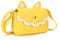 Gladdon Katze Umhängetasche crossbody bag niedliche kleine Messenger Tasche Verstellbarer Schultergurt Geldbörse für Teenager Mädchen Frauen（Gelb）