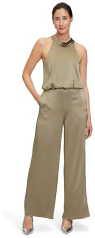 Vera Mont Damen Jumpsuit mit Taschen 34, Turf