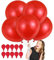 Luftballons Rot XXL,10 Stück Riesen Rote Luftballon,36 Zoll Latex Ballons,Grosse Helium Partyballon für Hochzeit Bride Valentinstag Verlobung Geburtstag Taufe JGA Party Deko