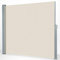KARAT Tenda laterale – Schermo di privacy estensibile resistente ai raggi UV e alle intemperie – frangivista e protezione dal vento per balcone e terrazza – con supporto da parete – Beige, 200 x 300
