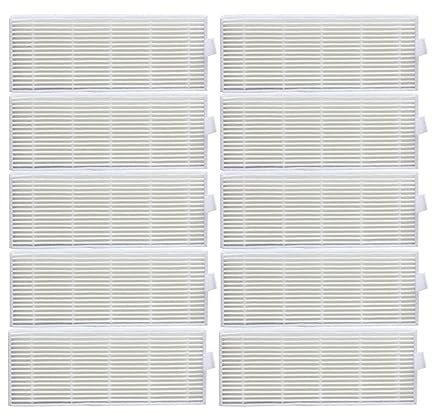 Nilnyvda 10 aspiradoras robóticas nuevos filtros HEPA compatibles con Piezas de Robot Aspirador Conga Serie 1290 y 1390(10 pcs)