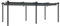 Wenjingqi 3217062 Tonnelle de jardin avec toit rétractable en aluminium anthracite 3 x 6 m