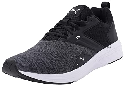 PUMA Nrgy Comet, Running Shoes Unisex-Adulto, Black White, 40 EU