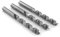 ENT 50065 HSS-G Holzspiralbohrer Ø 6,5 mm in der 3er Packung geschliffener HSS Holzbohrer mit Vorschneider