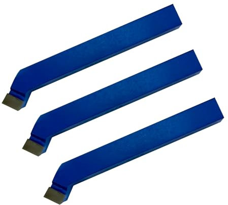 CNC QUALITÄT 3 pezzi 45° tornio 10 x 10 mm – Scalpello girevole con metallo duro – Qualità per acciaio – DIN4972