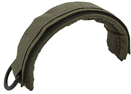 ArmorMason Padded MOLLE Headband Cover for Ear Muffs & Communication Headsets (Green)