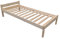 Holzbett 90x200 cm YOLA - Kinderbett - Natur Kiefer - Einzelbett - Massivholz mit Lattenrost für Gästezimmer Hotel - Einzelbett - Hotelbett - Kinderbett - Jugendbett - Seniorenbett