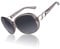 CGID Womens Ladies Sunglasses Polarised Retro Designer Sun Glasses Purple Big Frame Oversized Shades UV Protection Goggles Rhinestones Gradient Grey Lens