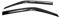 2x Windabweiser Regenabweiser kompatibel mit Mercedes Sprinter W907 W909 W910 Acryl Dunkel