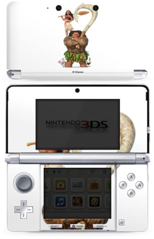 DeinDesign Skin kompatibel mit Nintendo 3 DS Folie Sticker Vaiana Familie Offizielles Lizenzprodukt
