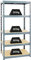 PROREGAL Schwerlastregal Tiger Grau 180x90x60cm für Gesamtlast 1365kg Kellerregal, Steckregal, Garagenregal, Lagerregal