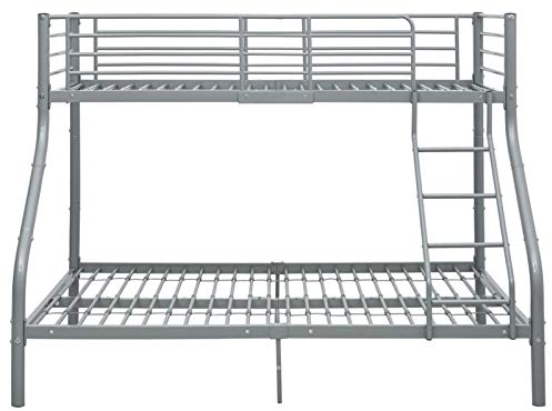 Tidyard Etagenbettgestell Etagenbett Stockbett Bettgestell Metallbett Bett Hochbett Kinderbett Doppelstockbett Schlafzimmerbett Metall Geeignete Matratzengröße: 90 x 200 cm/140 x 200 cm (B x L)