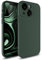 Etuano für iPhone 13 Hülle Silikon, Handyhülle mit Kameraschutz Microfiber, Kratzfeste Rundumschutz Case (Grün, iPhone 13)