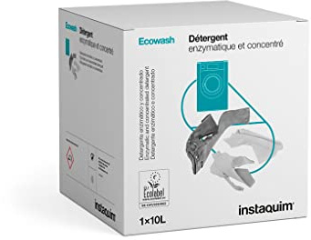 Detergente Lavadora Líquido Eco Wash 10L Bag in Box – INSTAQUIM | Detergente Enzimático Concentrado con Certificado EU Ecolabel para Lavandería Autoservicio