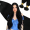 Ugeat Bondings Extensions Echthaar Schwarz 40 cm Natürlich Flat Tip Extensions Echthaar Keratin Bondings Schwarz 1 Glatt 50g für Reisen 50 Strähnen