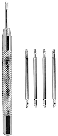 BISONSTRAP Federstege 14mm, 4 Pack Edelstahl Federstege mit Stiftentferner des Uhrenarmband