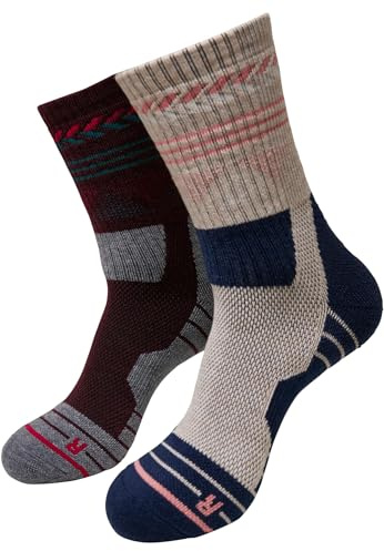 Urban Classics Unisex Socken Hiking Performance Socks 2-Pack black/unionbeige 35-38