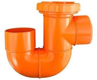 Sifone verticale aperto in pvc - Diametro 110
