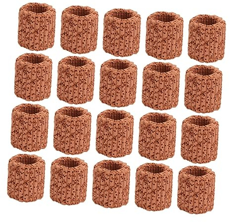CORHAD 25pcs Plant Securing Ring Aquatic Plant Filter Root Tabs Holder for Freshwater Tank