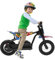 vinnyooc Elektro Kinder Motorrad Kindermotorrad Mini Elektro Dirtbike Batteriebetriebenes Motorrad Elektro Motorrad Elektrofahrzeuge Kinder Belastbarkeit Kinder Scheibenbremse Elektromotorrad 65kg