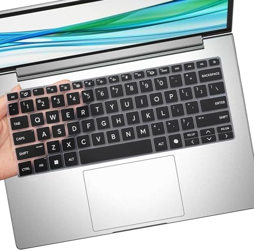 Keyboard Cover for HP EliteBook 640/650 G11 14 inch, 2024 HP EliteBook 1040 G11 14 inch Laptop US Layout Keyboard Skin-Black