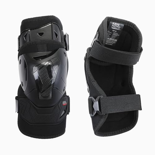 KEMIMOTO CE Livello 1 Moto Ginocchiere Pastiglie per Uomini Powersports Protettivo Motocross/Racing/Dirt Bike Gear Rodilleras para Moto